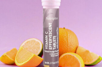 Comprimidos efervescentes de vitamina C Nutriplus