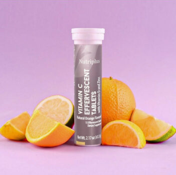 Comprimidos efervescentes de vitamina C Nutriplus