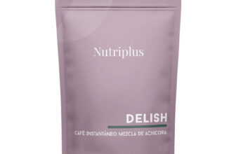 Delish mezcla de café instantáneo y achicoria Nutriplus